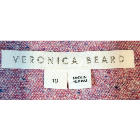 Veronica Beard Beacon Dickey Blazer Jacket In Orchid Purple Wool Blend Size 10 - Picture 12 of 16